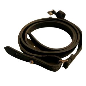 Burberry Strap Belt Black in GUC